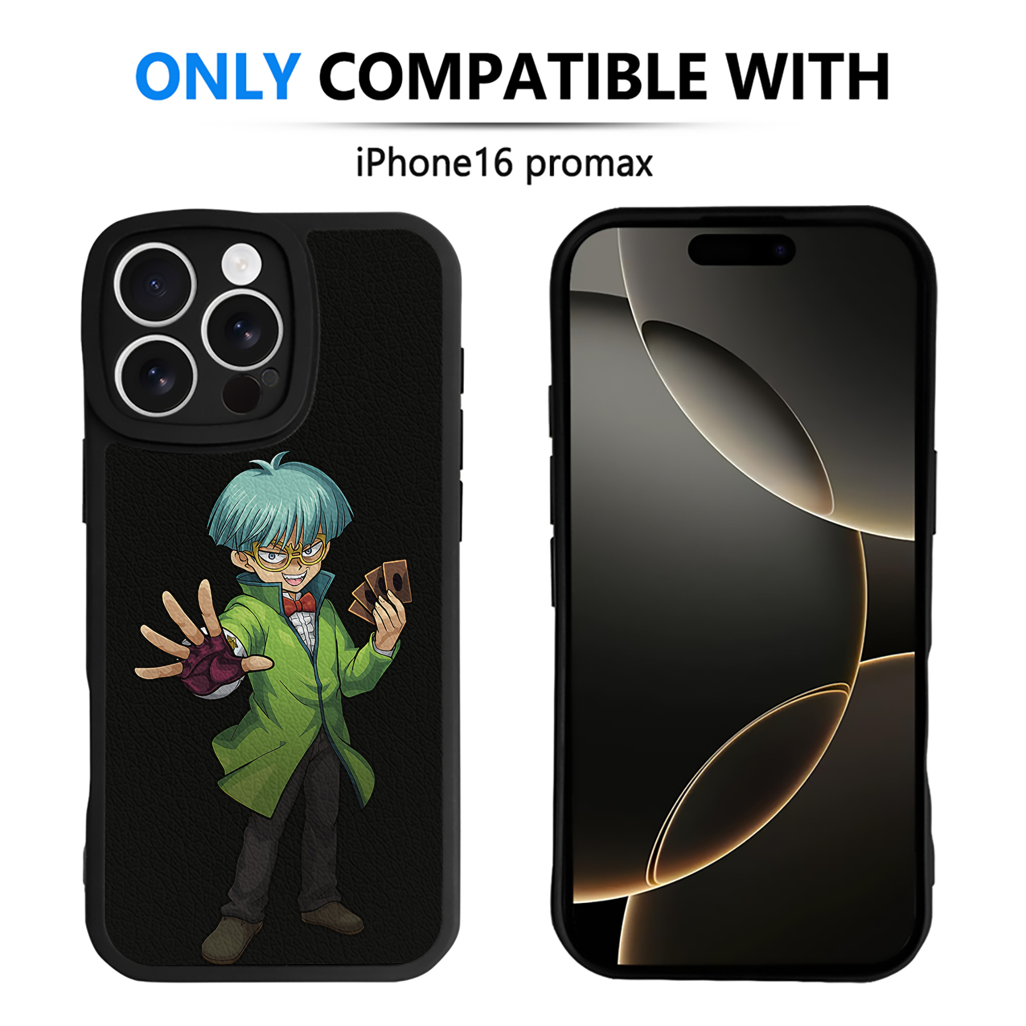 遊☆戯☆王 Yu-Gi-Oh! 【iPhone 16シリーズ対応】シリコンスマホケース（レザー調） 材質：シリコン